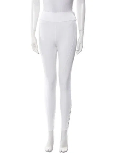 Pre-owned Carbon38 Skinny Leg Pants In White