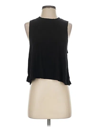 Pre-owned Carbon38 Sleeveless Blouse In Black