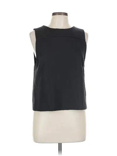 Pre-owned Carbon38 Sleeveless Top Black Boatneck Tops