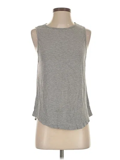 Pre-owned Carbon38 Sleeveless Top Gray Boatneck Tops