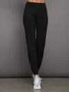 Carbon38 Slim Leg Sweatpant In Black