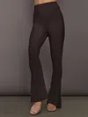Carbon38 Split Bootcut Legging In Melt In Brown