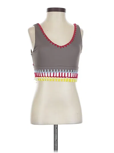 Pre-owned Carbon38 Sports Bra In Gray