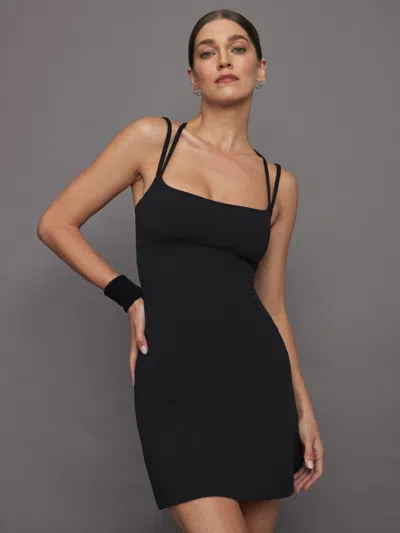 Carbon38 Strappy Dress In Melt In Black