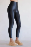 Carbon38 High Rise 7/8 Legging In Takara Shine In Black