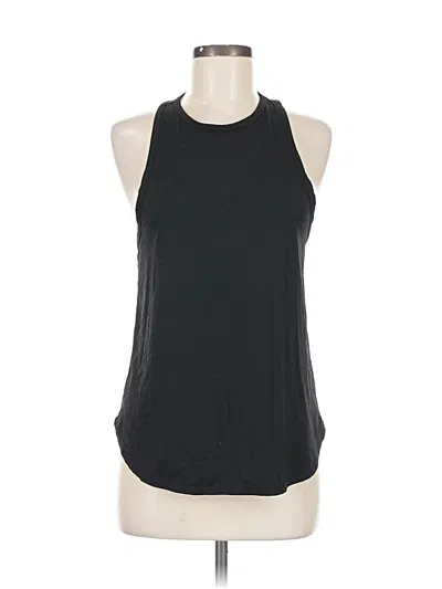 Pre-owned Carbon38 Tank Top Black Halter Neckline Tops