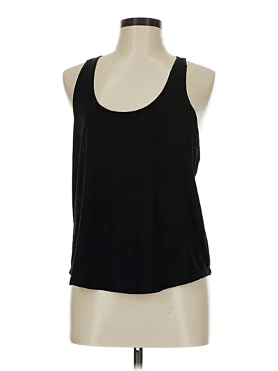 Pre-owned Carbon38 Tank Top Black Halter Neckline Tops
