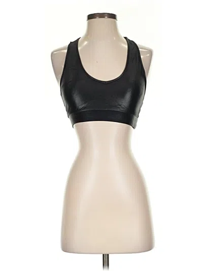 Pre-owned Carbon38 Tank Top Black Halter Neckline Tops