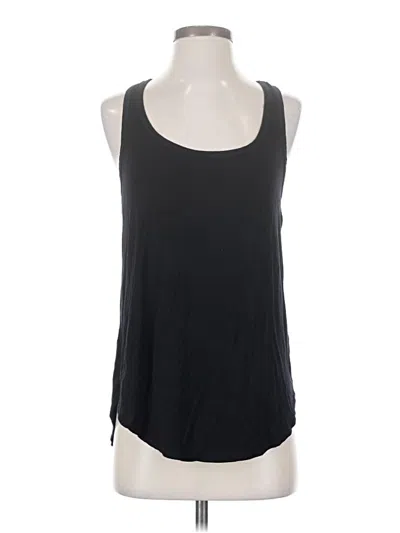 Pre-owned Carbon38 Tank Top Black Halter Neckline Tops