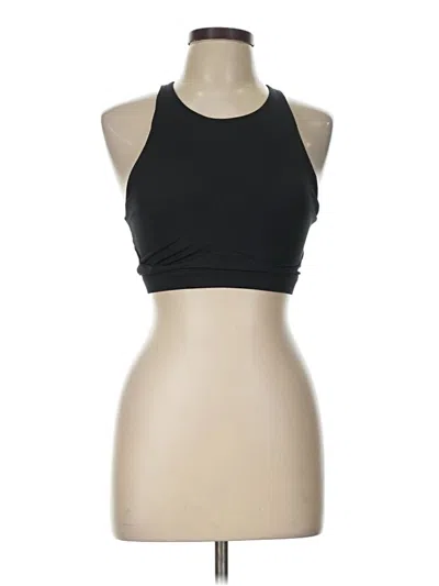 Pre-owned Carbon38 Tank Top Black Halter Neckline Tops