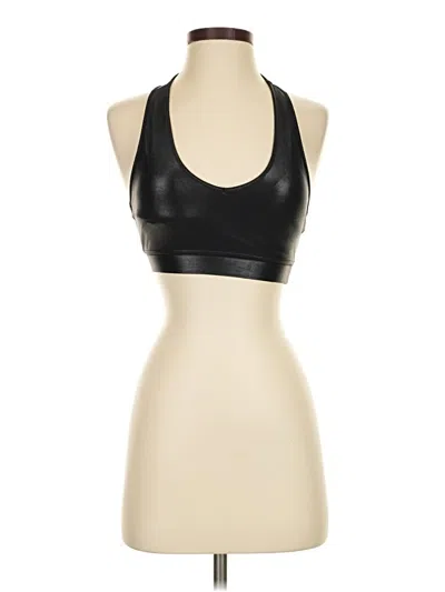 Pre-owned Carbon38 Tank Top Black Halter Neckline Tops
