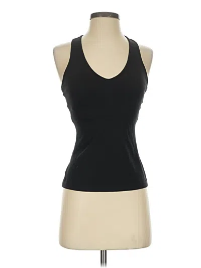 Pre-owned Carbon38 Tank Top Black Halter Neckline Tops