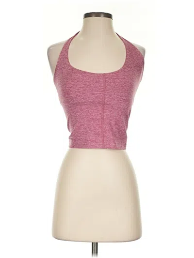 Pre-owned Carbon38 Tank Top Pink Halter Neckline Tops