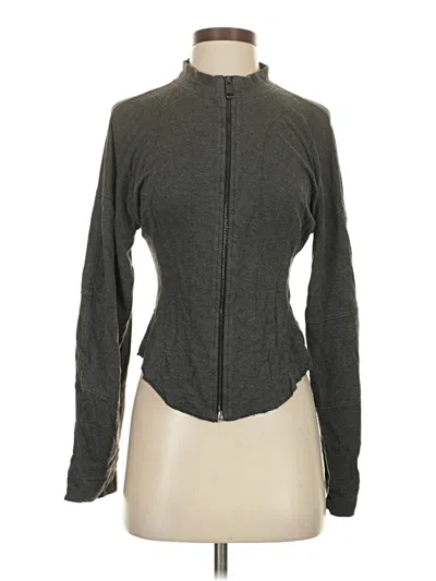 Pre-owned Carbon38 Track Jacket In Gray