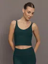 Carbon38 V-neck Tank In Melt In Green