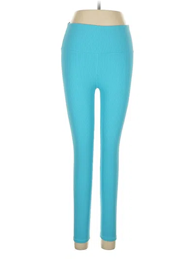 Pre-owned Carbon38 Yoga Pants In Blue