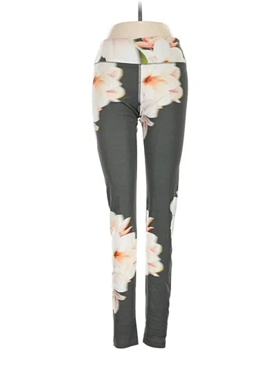 Pre-owned Carbon38 Yoga Pants In Gray