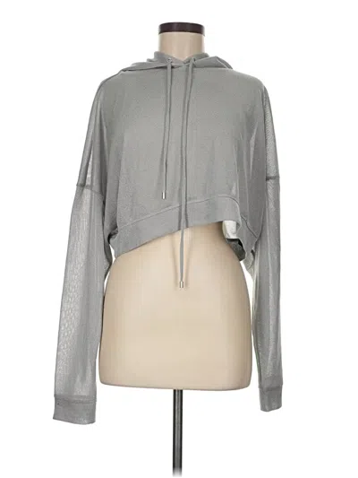 Pre-owned Carbon38 Zip Up Hoodie In Gray