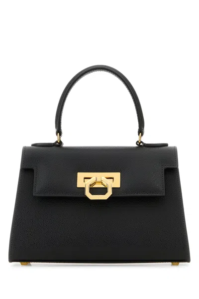 CARBOTTI BORSA A MANO GRETA IN PELLE NERA DONNA