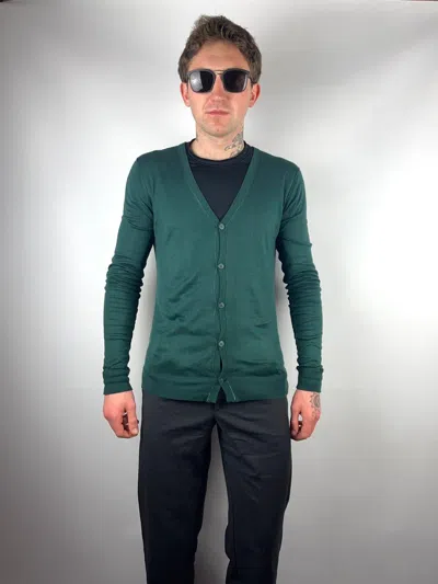 Pre-owned Cardigan X Emporio Armani Man Cardigan Button Up Sweater In Green