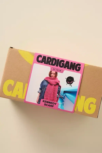 Cardigang Kennedy Scarf Knit Kit In Pink