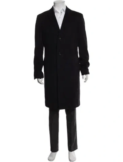 Pre-owned Cardinal Of Canada Cashmere Coat In Black