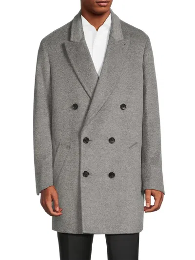 Cardinal Of Canada Men's Logan Wool-alpaca Coat In Gray