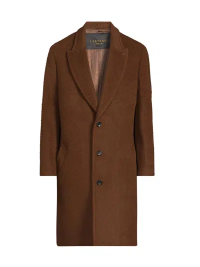 Cardinal Of Canada Men's Mercury Wool-alpaca-mohair Coat In Brown