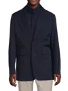 Cardinal Of Canada Men's Utility Removable Bib Sport Jacket In Navy