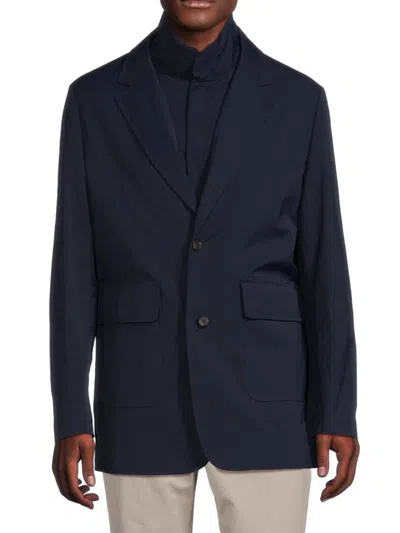 Cardinal Of Canada Men's Utility Removable Bib Sport Jacket In Navy
