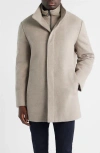 Cardinal Of Canada Mont Royal Insulated Wool & Cashmere Jacket With Bib In Neutral