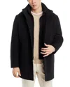 Cardinal Of Canada Mont Royal Wool & Cashmere Regular Fit Car Coat In Black