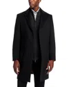 Cardinal Of Canada St. Pierre Cashmere Topcoat In Black