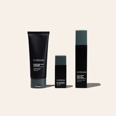 Cardon Essentials Skincare Set For Men In Transparent