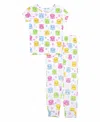 Care Bears Little And Big Girls Short Sleeve And Pant, 2-piece Pajama Set In Assorted