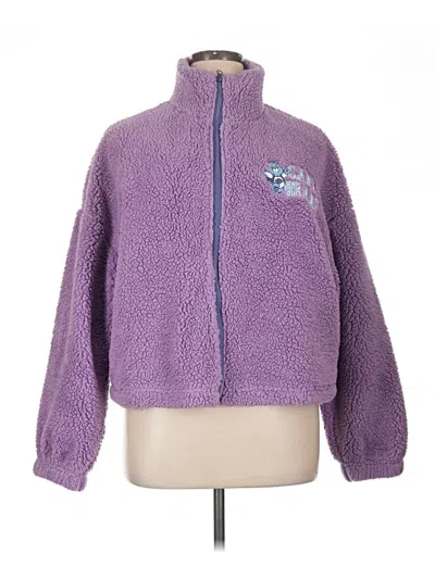 Pre-owned Care Bears Fleece Jacket In Purple