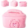 Care Bears Fluffy Plush Pink Cheer Bear Make Up Bag In Pink