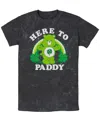 Care Bears Men's Paddy Animal Short Sleeve T-shirt In Black
