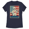 Care Bears Retro America Cares Bear  Graphic T-shirt