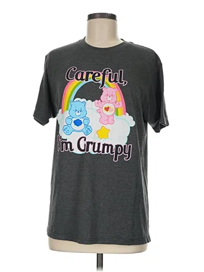 Pre-owned Care Bears Short Sleeve T-shirt In Gray