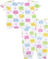 Care Bears Toddler Girls Short Sleeve And Long Pant Set, 2-piece Pajama Set In Assorted
