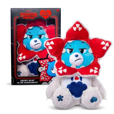 Care Bears X Stranger Things Grumpy Bear As Demogorgon 12 Inch Plush In Red