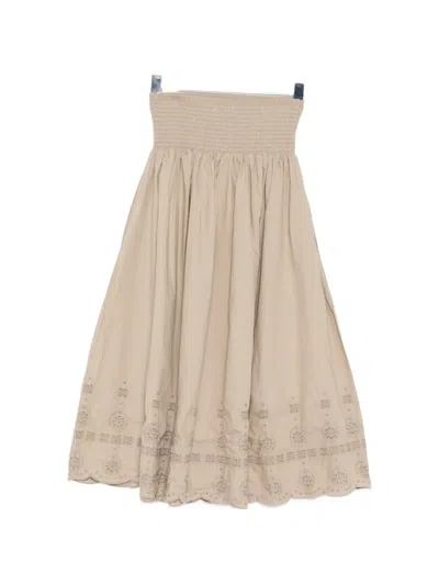 Care By Me Flora Skirt In Brown