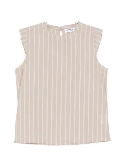 Care By Me Laura Leaf Top In Multi