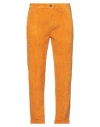 Care Label Man Pants Orange Size 31 Cotton In Orange