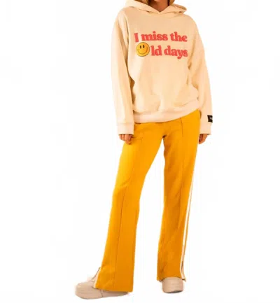Care Tucker Hendrix Hoodie - I Miss The Old Days In Ivory In Beige