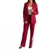 Care Tucker Jordan Interlock Pants In Bordeaux In Blue