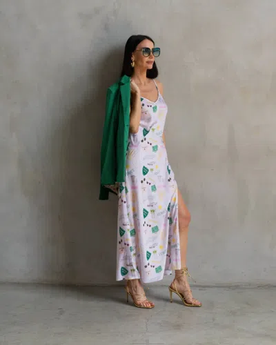 Care Tucker Lennon Zipslip Dress In All Over La Pattern In Multi