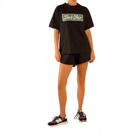 Care Tucker Marlie Belair Short Sleeve Tee In Black