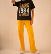 Care Tucker Marlie Care 1984 Short Sleeve Tee In Black In Black